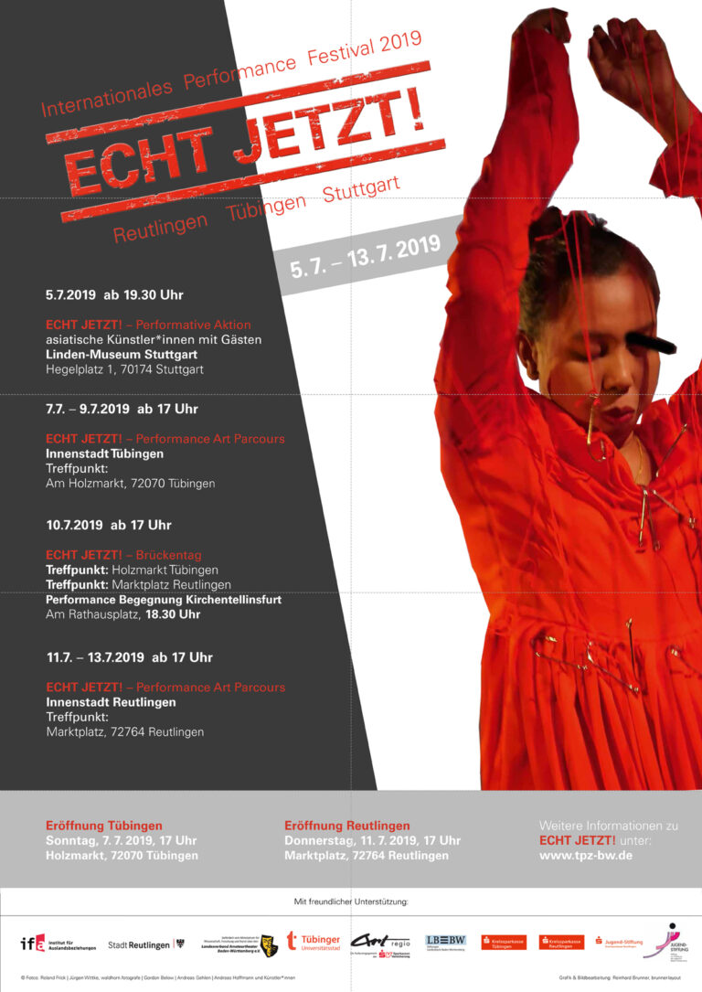 Mehr über den Artikel erfahren ECHT JETZT! Performance Art Festival 2019