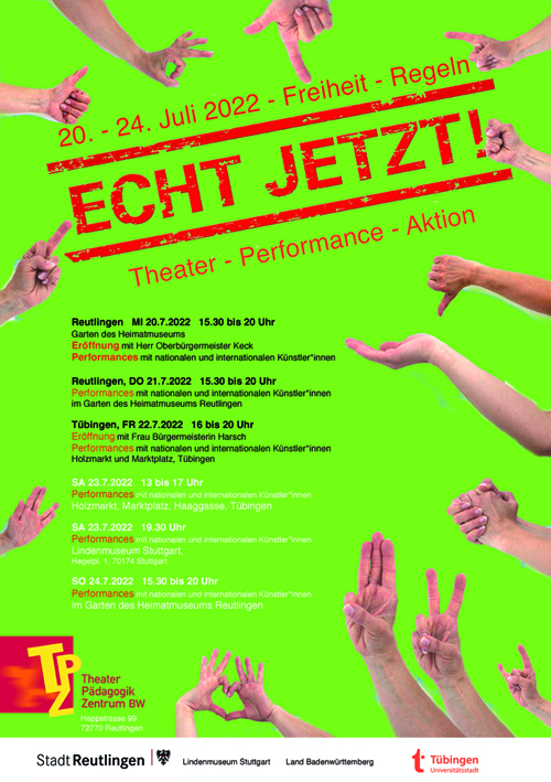 Mehr über den Artikel erfahren REALLY NOW! Performance Art Festival 2022